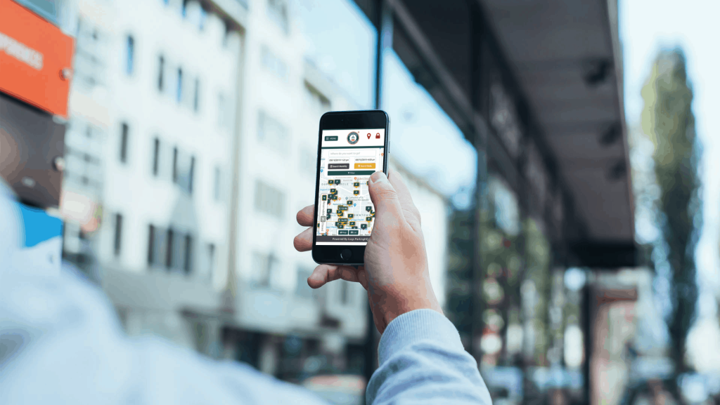 Colonial Parking – Parkplatzanzeige am Smartphone