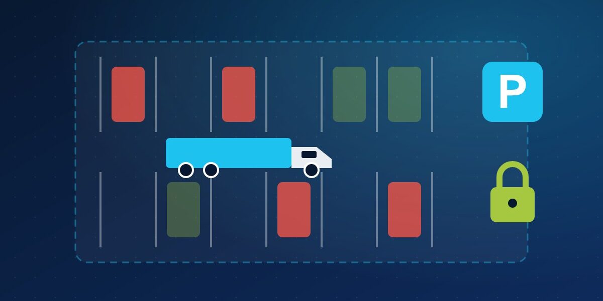 Secure Truck Parking – Parkplatzplan mit LKW